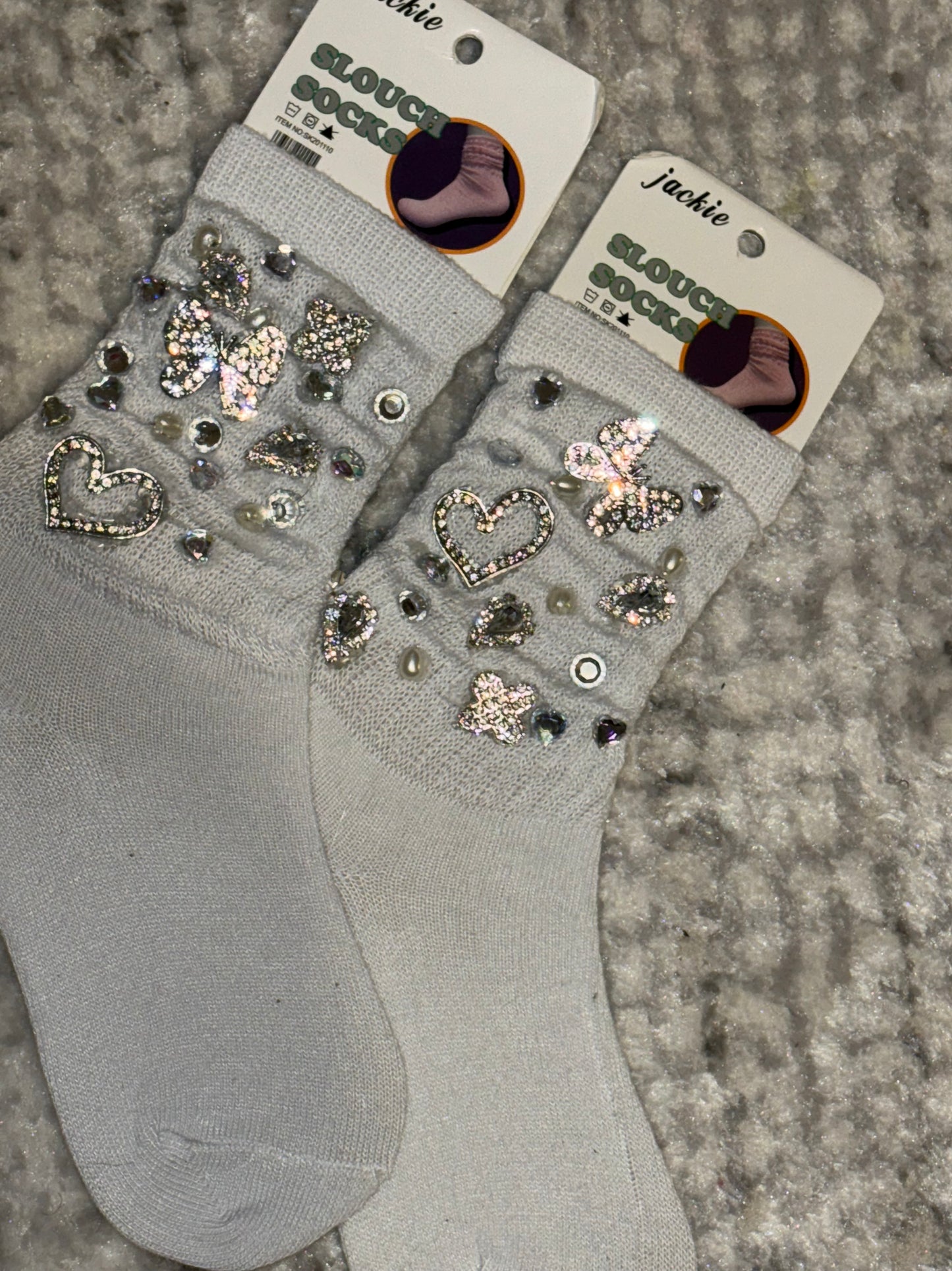 B’Dazzle Slouch Charm Socks (Kids)