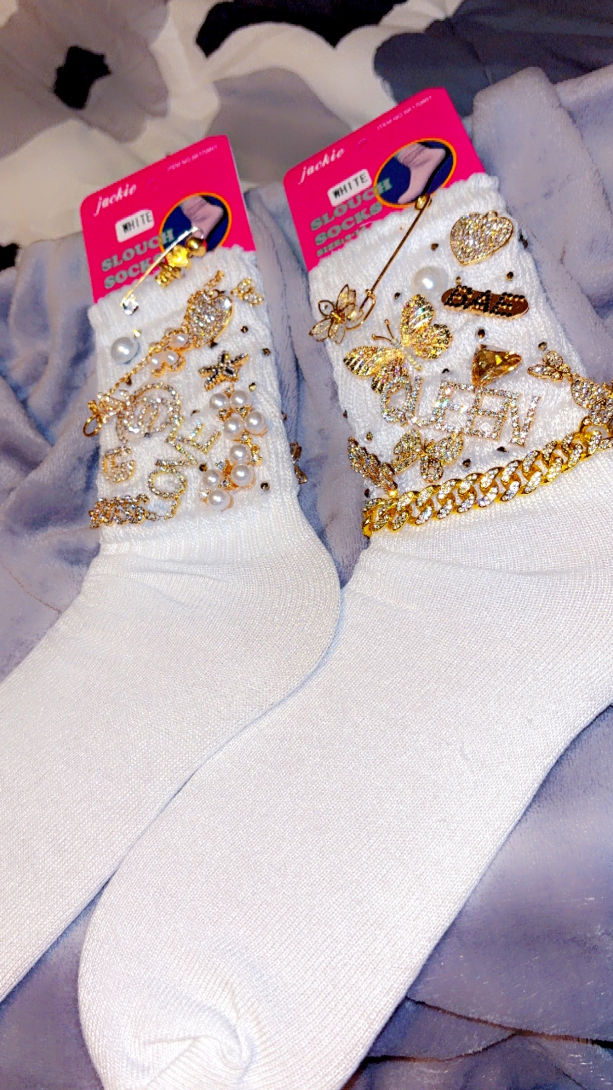 B’Dazzle Slouch Junk Socks(Adults)