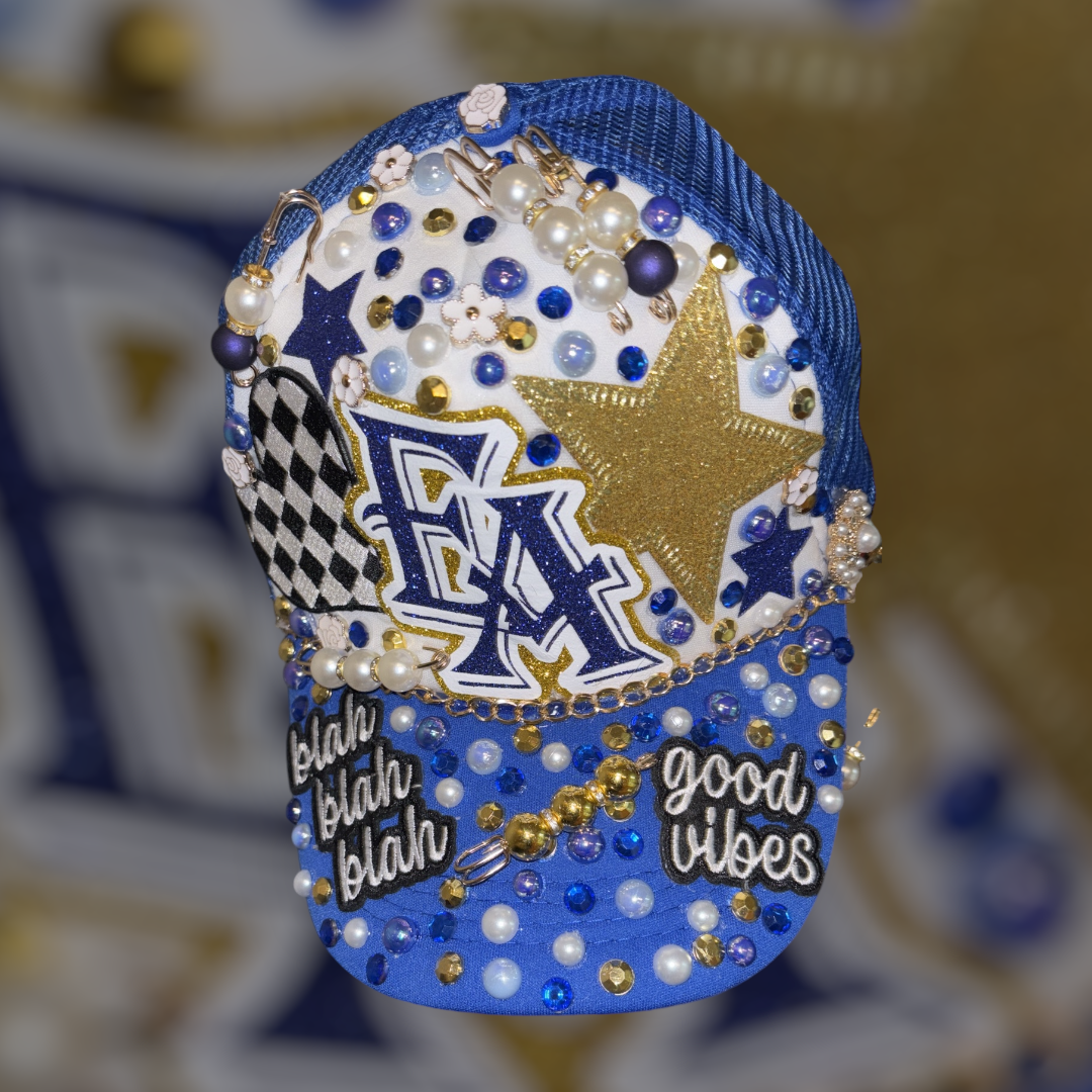 Custom Made B’Dazzle Junk SnapBack Tucker Hat