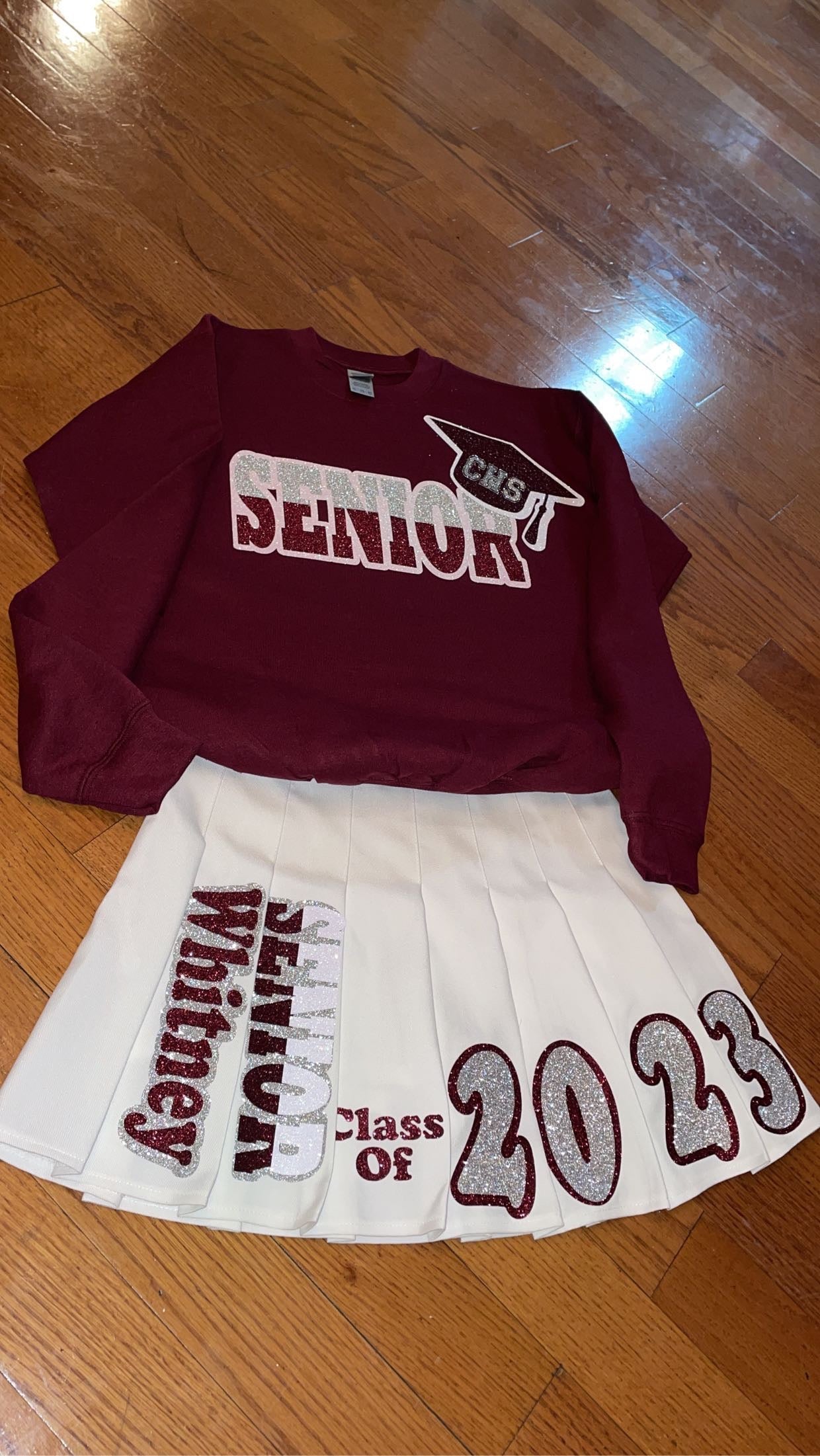 Personalized Senior 2024 Skirt  Combo