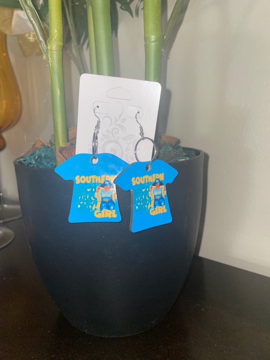 Southern Girl TShirt Earrings
