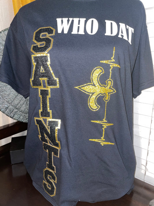Black & Gold Custom Tshirt