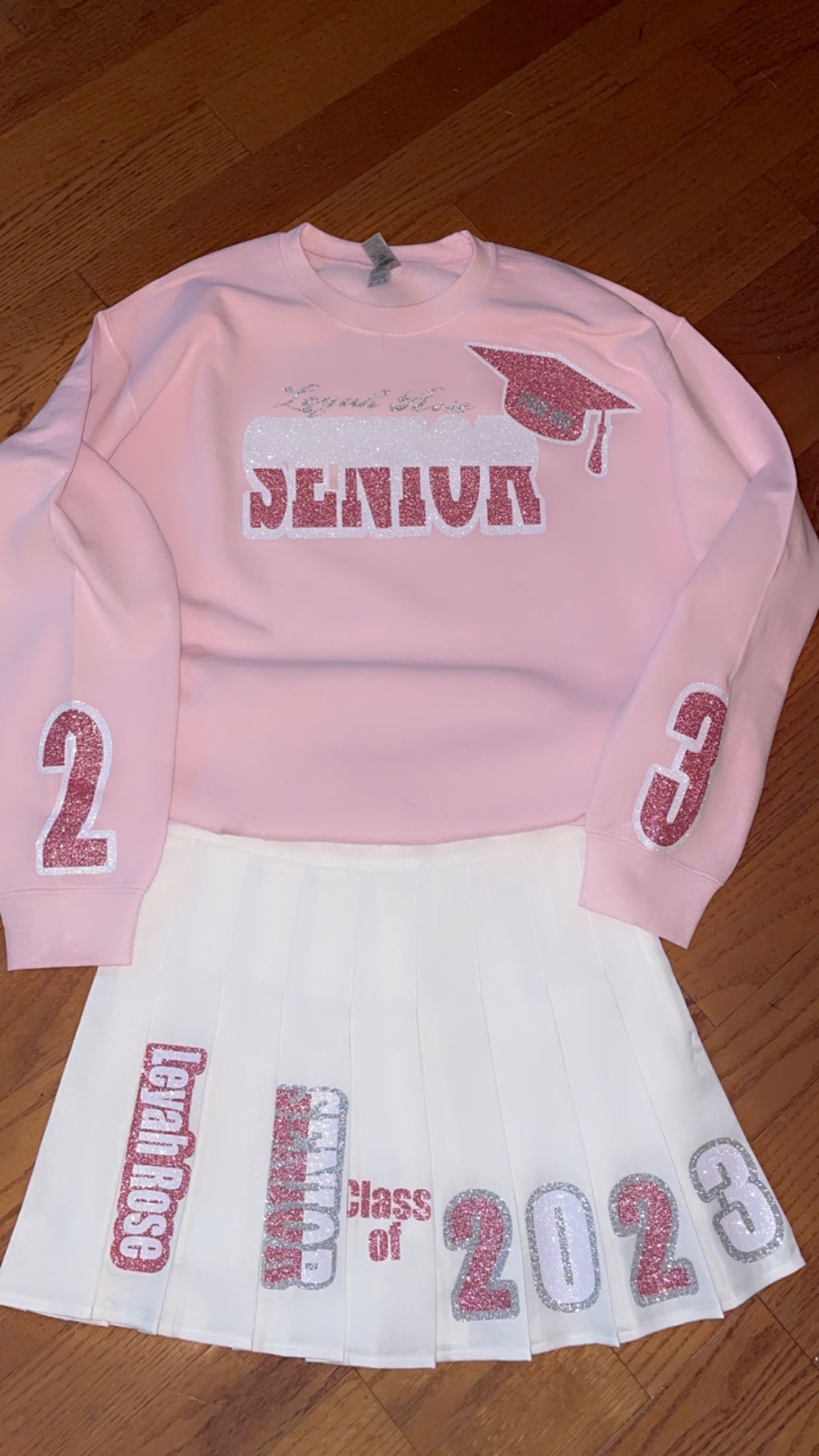 Personalized Senior 2024 Skirt  Combo